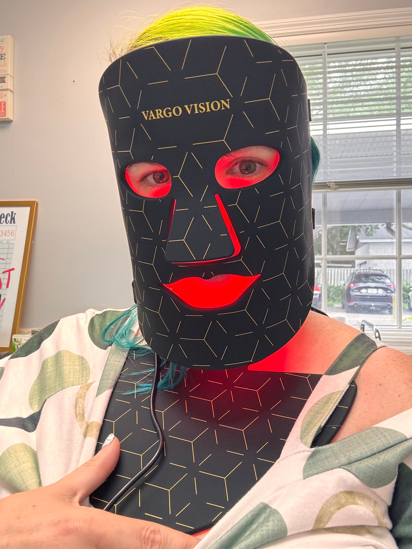Red Light LED mask w/neck guard